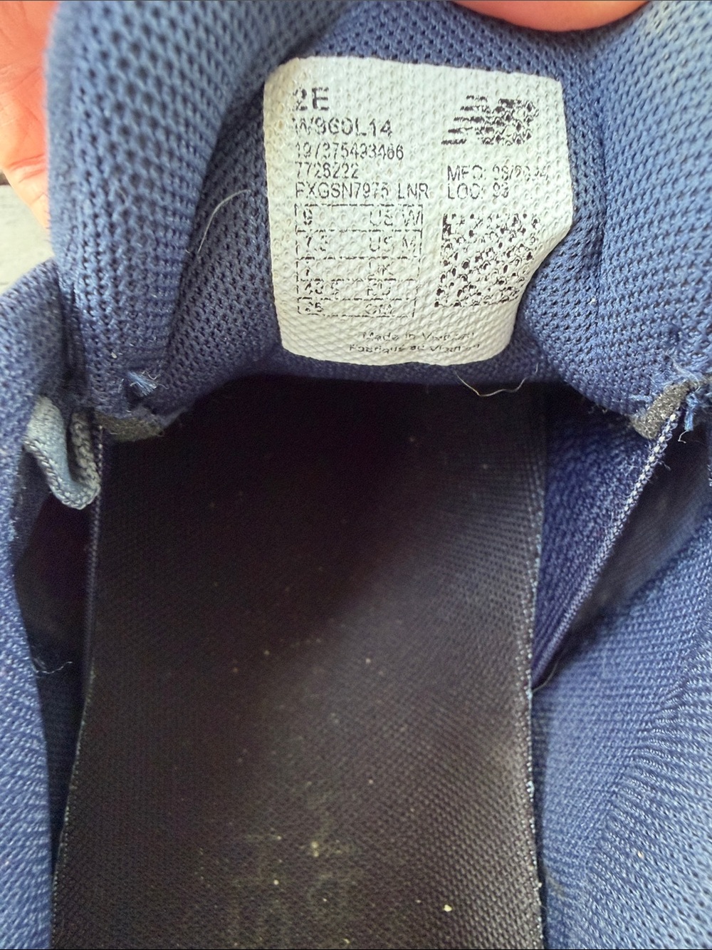 New Balance Grey and Neon Yellow Running Sneakers - Picture 4 of 4